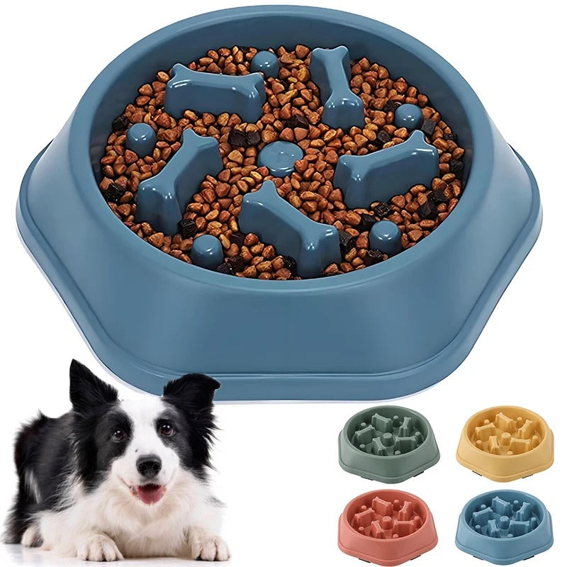 Slow Feed Dog Bowl – Anti-Choking, Non-Slip Design