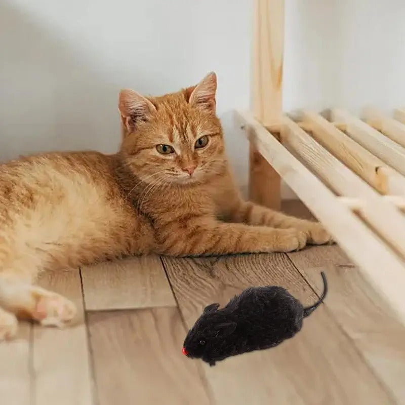 Running Rat Cat Toy With Moving Simulation