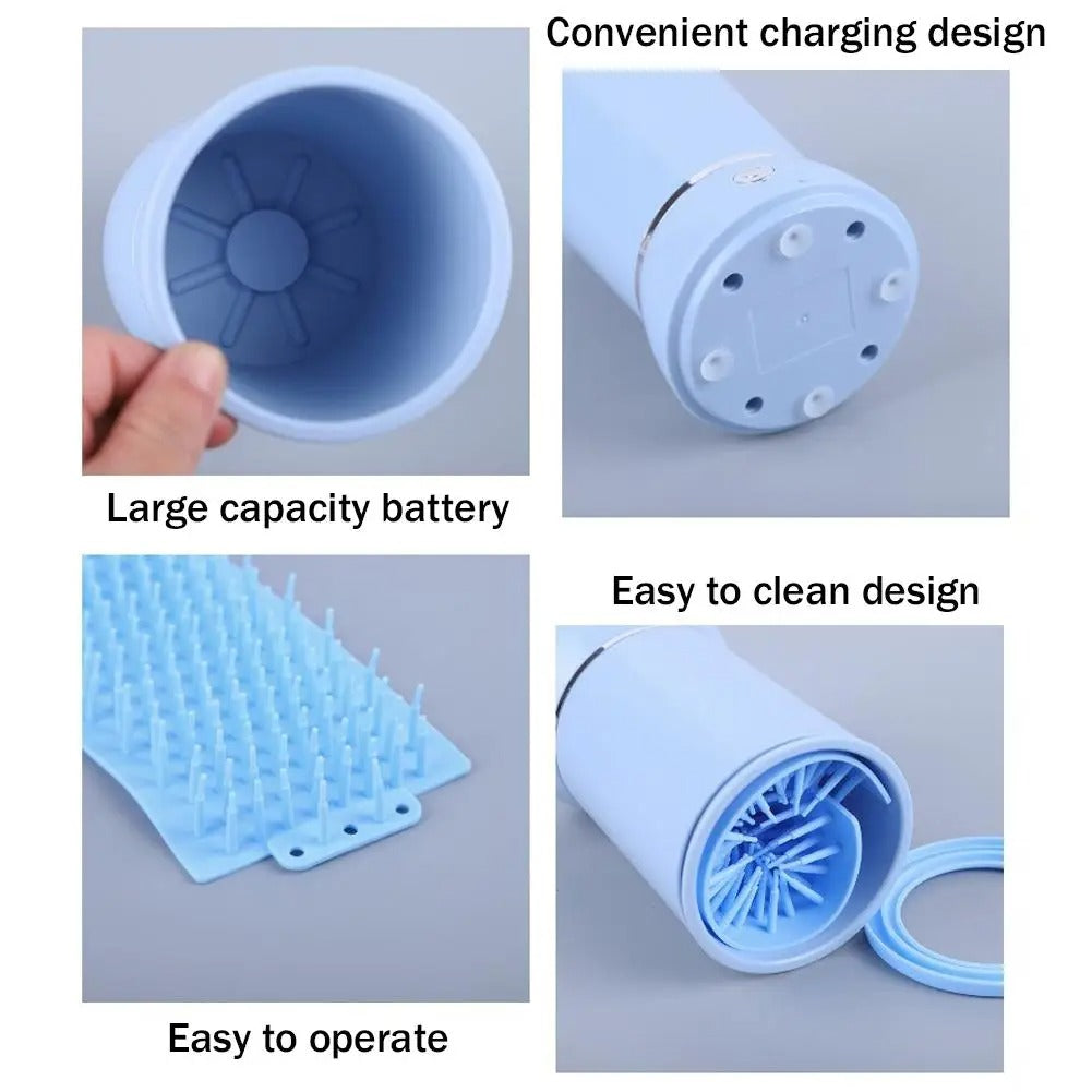 Automatic Pet Paw Cleaner – USB Rechargeable